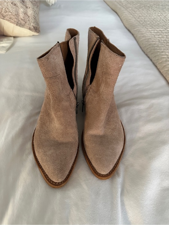 Frye Shoes - Frye Women's Suede Ankle Boots in Light Blush
